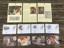 WWF Sammlung von Brunei 1991 zum Nasenaffen