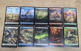 Alle Fallout Full Art Lands (EN) - MTG Magic The Gathering
