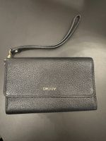 Lederportmonnaie/Clutch von DKNY Schwarz