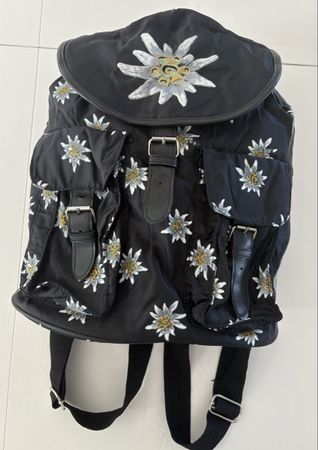 Schöner Edelweiss Rucksack 32x38cm