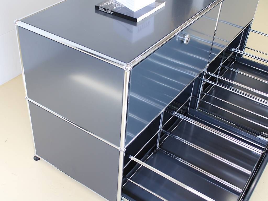 USM Scaffali: USM Haller Sideboard in Anthrazitgrau – Usato da Meinisberg venduto da atelier_TILIJA 4