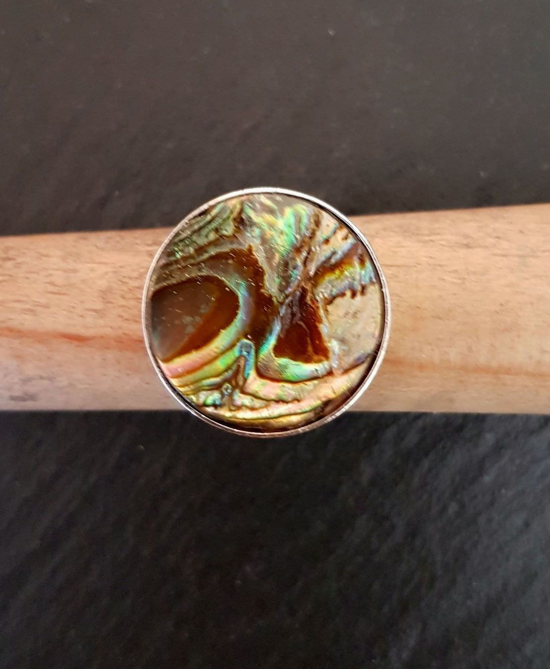 Bagues: Bague argent 925 et Abalone – Neuf avec emballage d'origine à Veyrier par Leilazizou