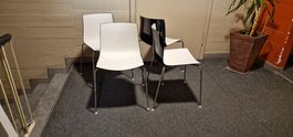  Designstuhl Arper Catifa | Weiß |Stapelbar