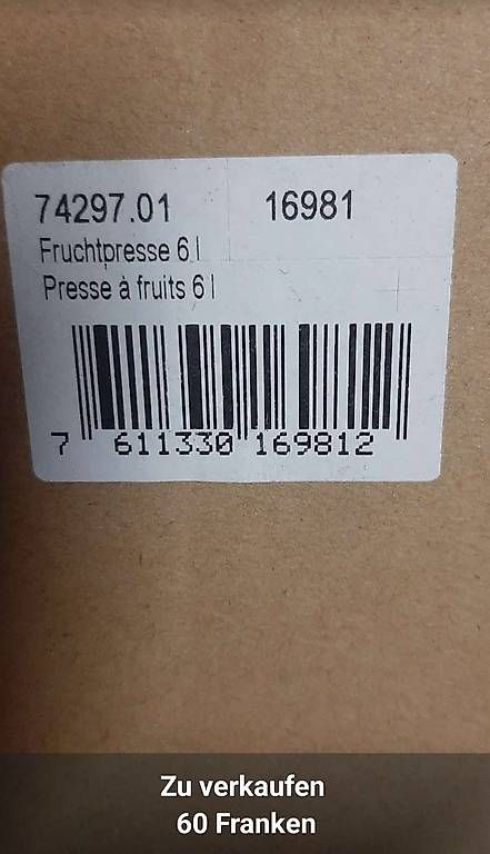 Appareils de cuisine: Saftpresse – D'occasion à St. Margarethen TG par Hampelele 1