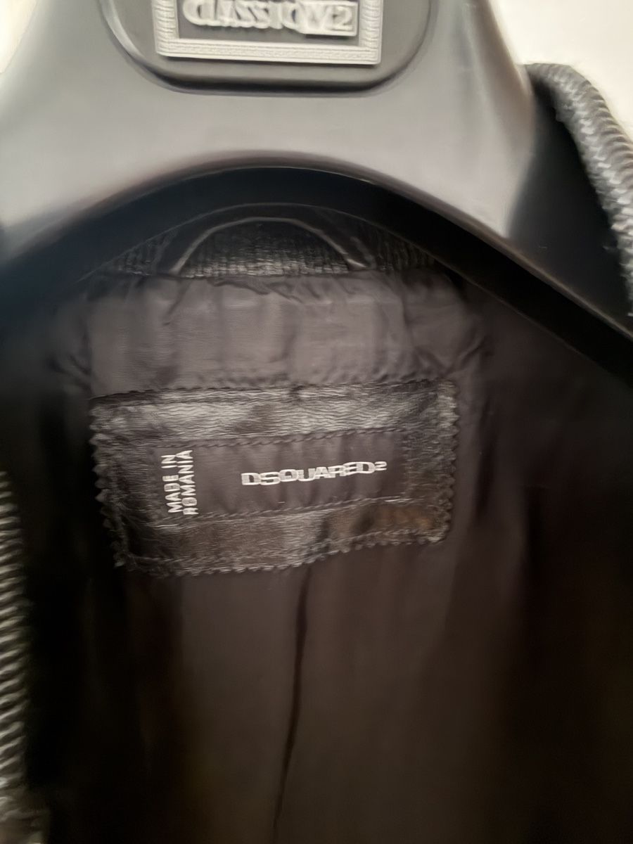 Dsquared2 Giacche: Dsquared2 Leather Jacket - Men's Size 56- Black Biker – Nuovo (secondo la descrizione) da Oberengstringen venduto da Titina90 2