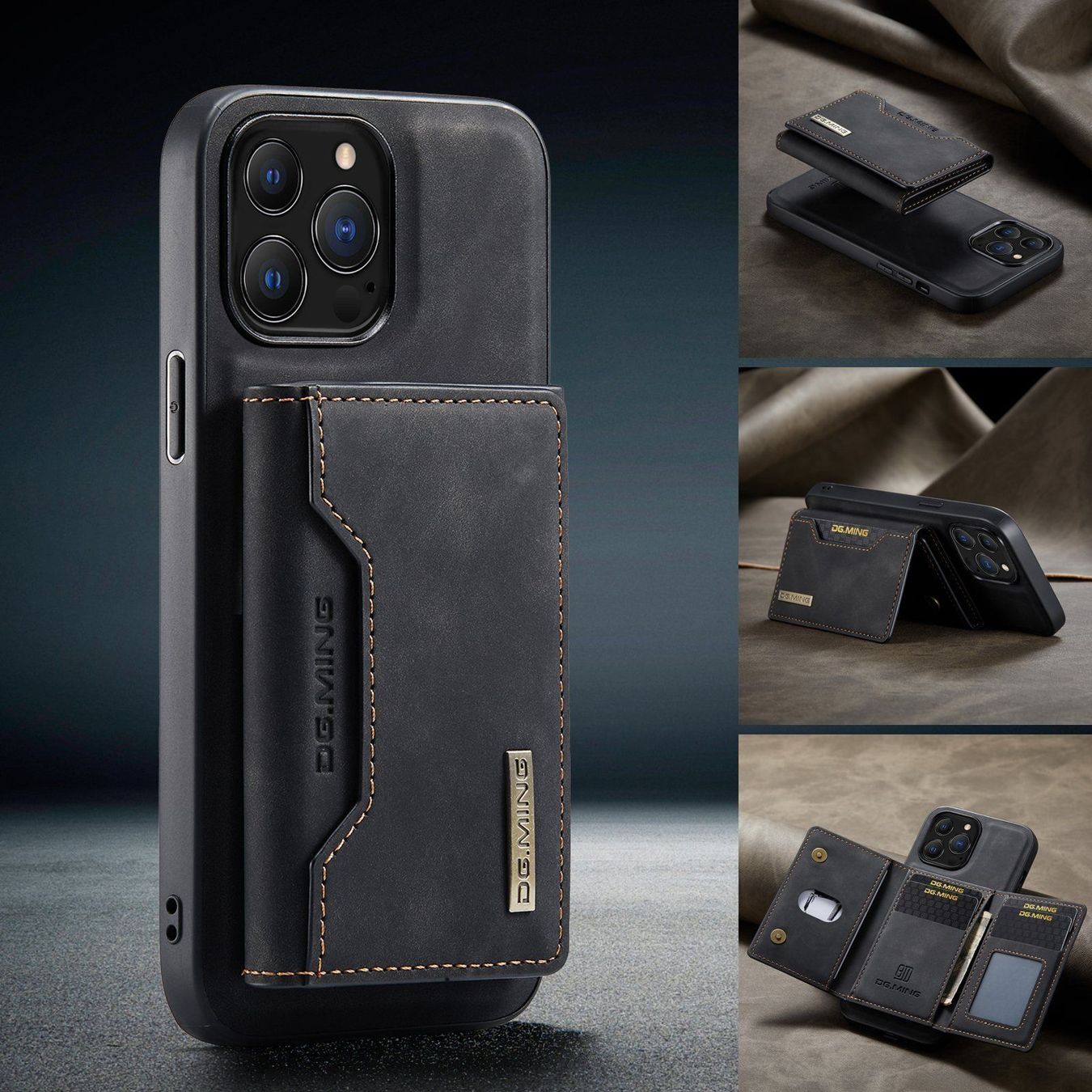 Cover & Protezioni schermo: iPhone 13 Pro Max-Coque antichoc avec portefeuille detachabl – Nuovo e nell'imballaggio originale da Morges venduto da DigiAC 3