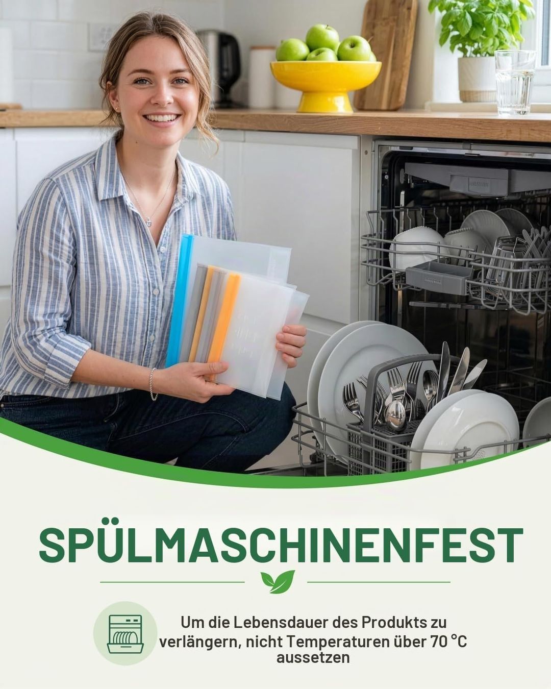 Contenitori & Simili: Wiederverwendbare Frischhaltebeutel 20er Set – Nuovo e nell'imballaggio originale da Herisau venduto da Senn24 2