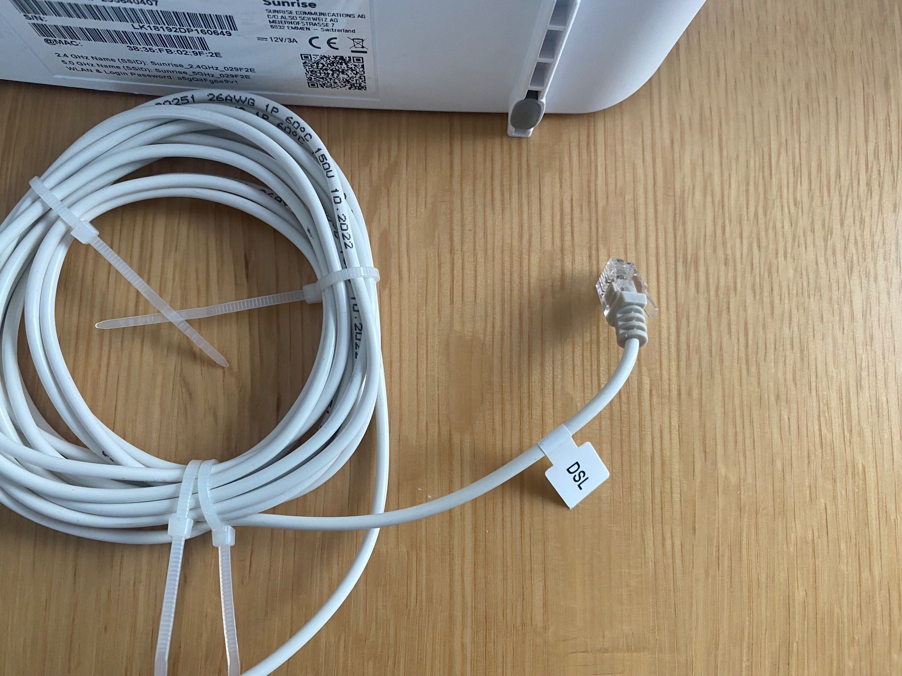 Sunrise Modems & Router: Sunrise Modem – Gebraucht aus Schwaderloch von z_g 1