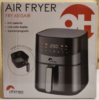 Ohmex Air Fryer, garantie, neuwertig, 6.5L Kapazität, Top!