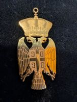 Serbischer Adler Emblem Halskette Anhänger