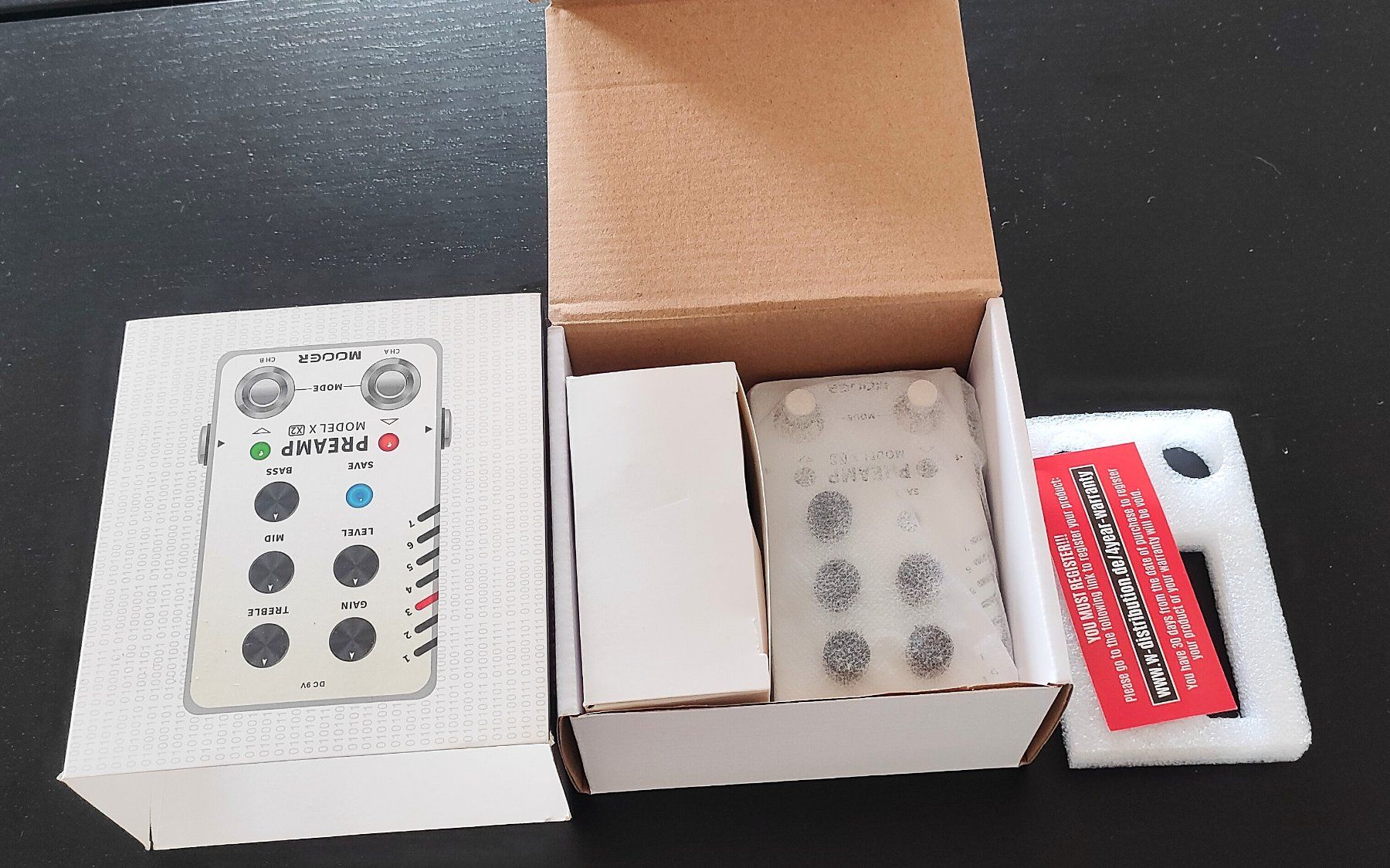 Mooer Amplificatori: Mooer PREAMP MODEL X2-Guitar Pedal – Nuovo (secondo la descrizione) da Biel/Bienne venduto da Sertan 4