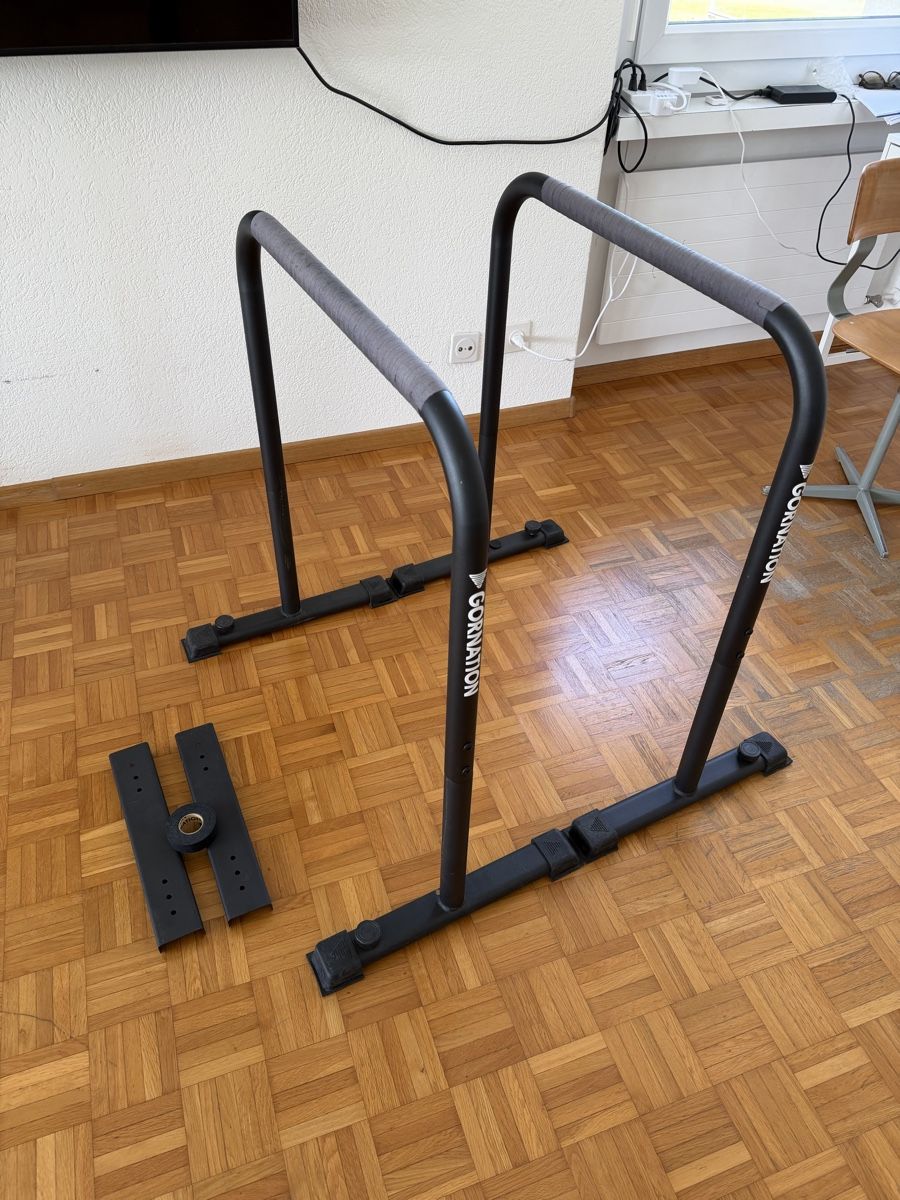 Vélos d'appartement: Eric Flag Pullup stand/ Gornation Dip bars – D'occasion à Au ZH par Flaw1985 1