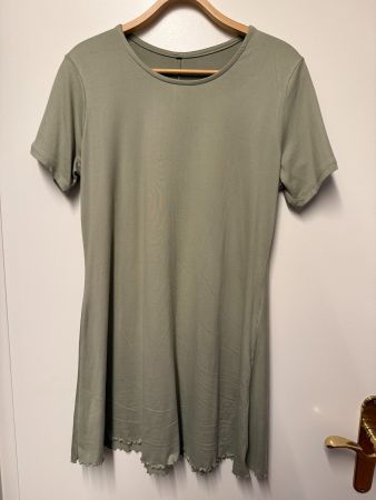 Jersey Kleid in grün