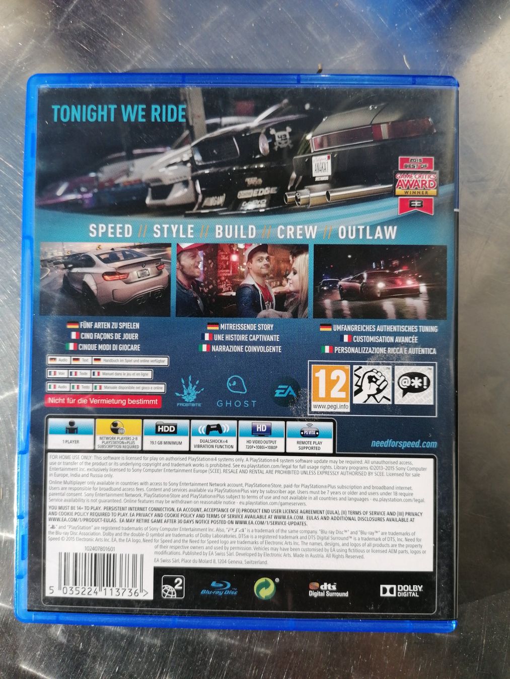 Giochi: PS4 NEED FOR SPEED – Nuovo (secondo la descrizione) da Pratteln venduto da ThereseZ 1
