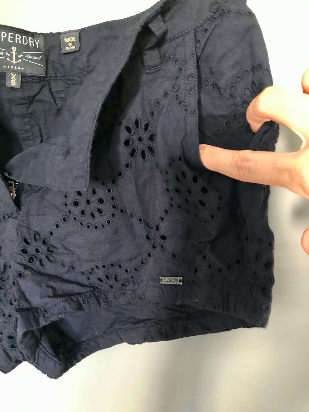 Superdry Pantaloni: Shorts blau Gr. XS von Superdry – Nuovo (secondo la descrizione) da Schliern b. Köniz venduto da Pecannut 5