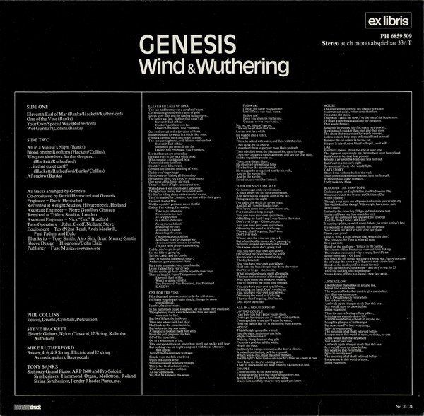 Dischi in vinile: Genesis – Wind & Wuthering – Usato da Brittnau venduto da Zibu 1