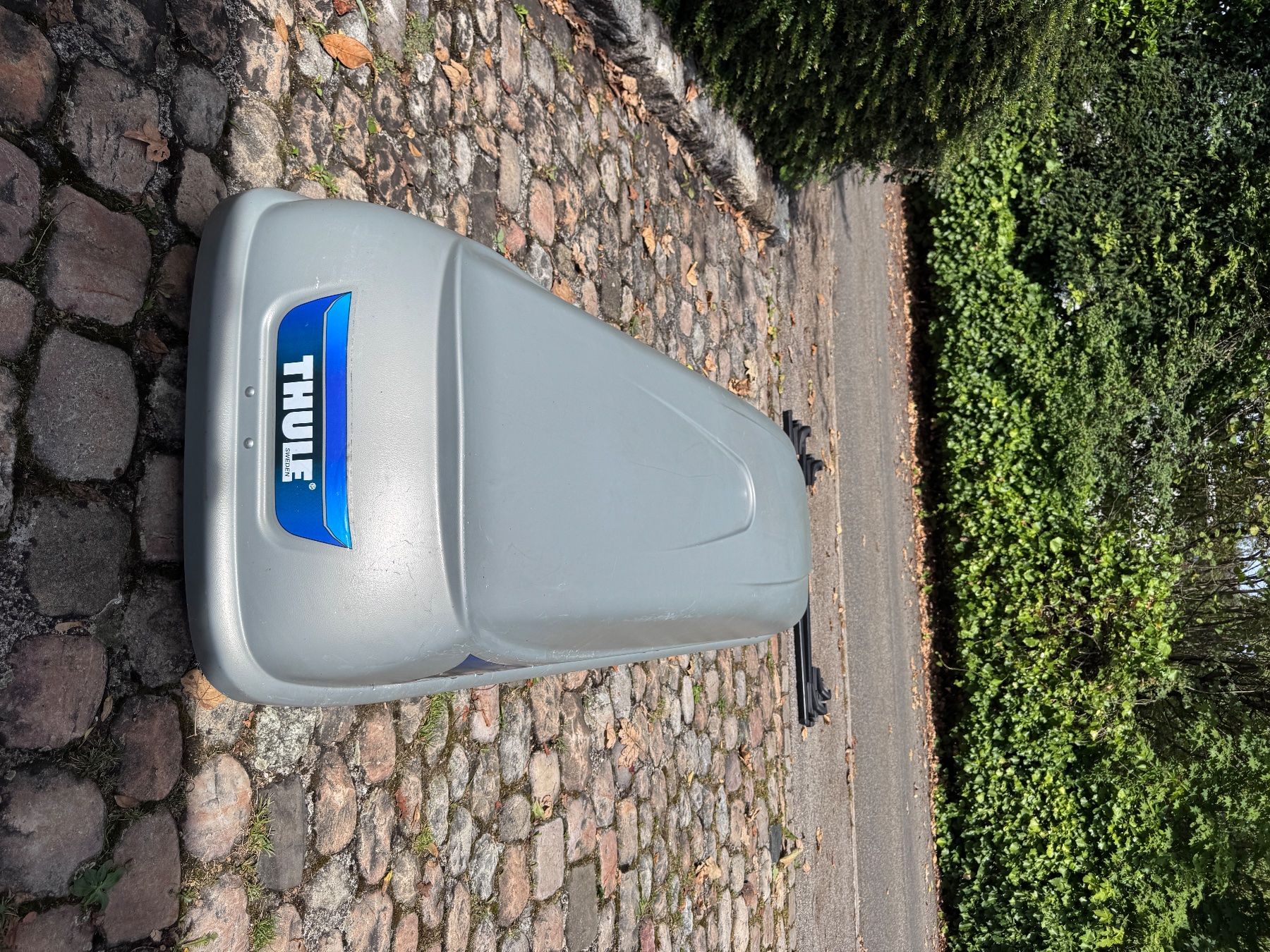 Thule Box da tetto: Dachbox Thule Ocean 700 mit Träger – Usato da Solothurn venduto da RetoN01 1