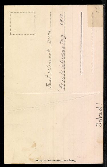 Cartes postales: AK St. Gallen, Gallusplatz – D'occasion à Berlin par bartko-reher 1