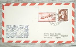 TR102 Enveloppe + Timbre Allemagne 1956
