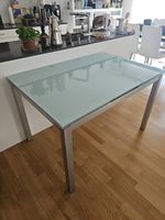 Esstisch - Glas - Ausziehbar (83cm/120cm-200cm)