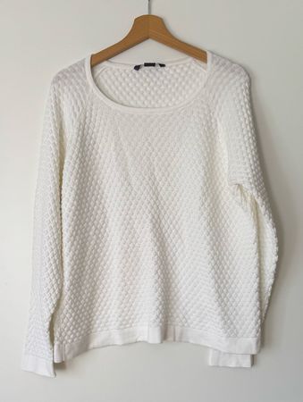 ADAGIO Pullover Gr. 44 L Damen Weiss 