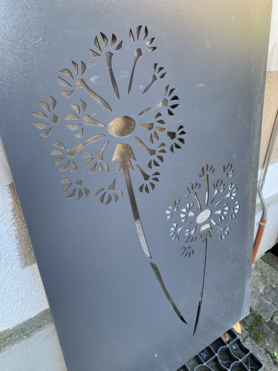 Tutte le decorazioni: Sichtschutz oder sonstiges, Pusteblume in Stahlpl. Geleysert – Nuovo (secondo la descrizione) da Winden venduto da EmilNeu 2