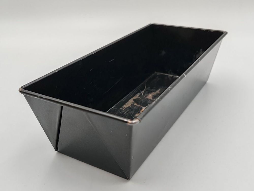 Tiramisu Backform Edelstahl 40x10cm - Rechteckig Mit Abnehmbarer Trennwand