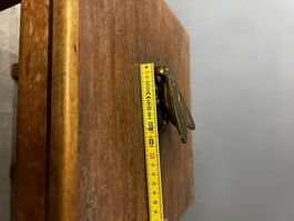 Dekorativer Fliegen-Aschenbecher aus Metall – Goldoptik