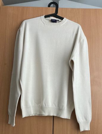 Herrenpullover v. Carletti, beige, Gr. XL
