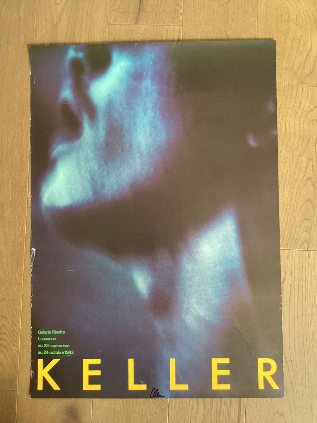 Foto & Immagini: Affiche Pierre Keller, signée, 1983 – Usato da Agiez venduto da Beve15
