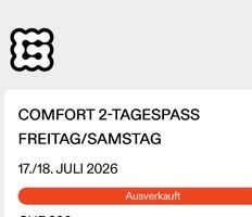 Gurtenfestival 2-Tagespass Comfort FR/SA