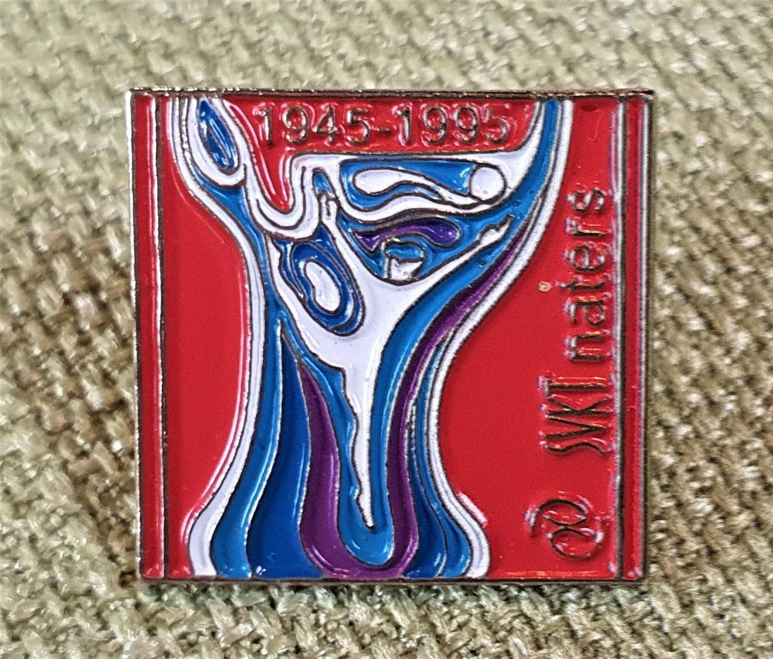 Plaketten & Abzeichen: B800 - Pin SVKT Naters 1945-1995 Wallis – Gebraucht aus Reinach BL von Boston-Verkauf