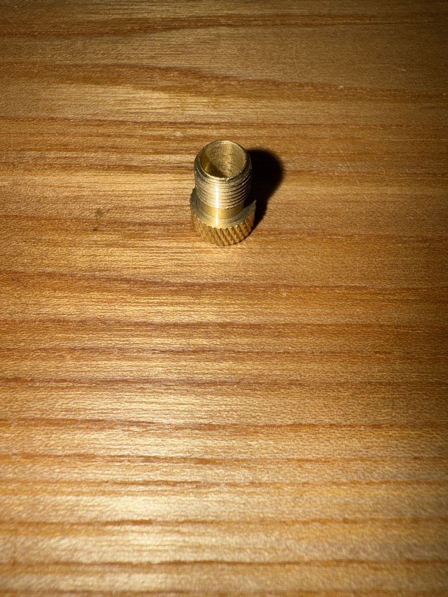 Pezzi di ricambio: Velo Ventil Adapter Presta/Schrader messing – Nuovo e nell'imballaggio originale da Goldingen venduto da Thomas.Perrin 2