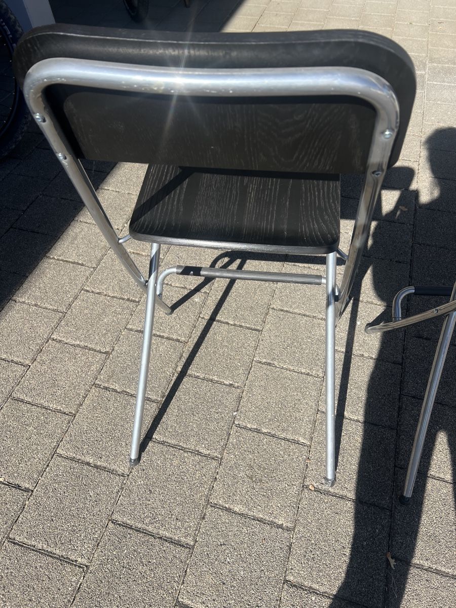 Ikea Chaises: 2 Barhocker Klappstühle IKEA schwarz – D'occasion à Wohlenschwil par SmokyAnnie 4