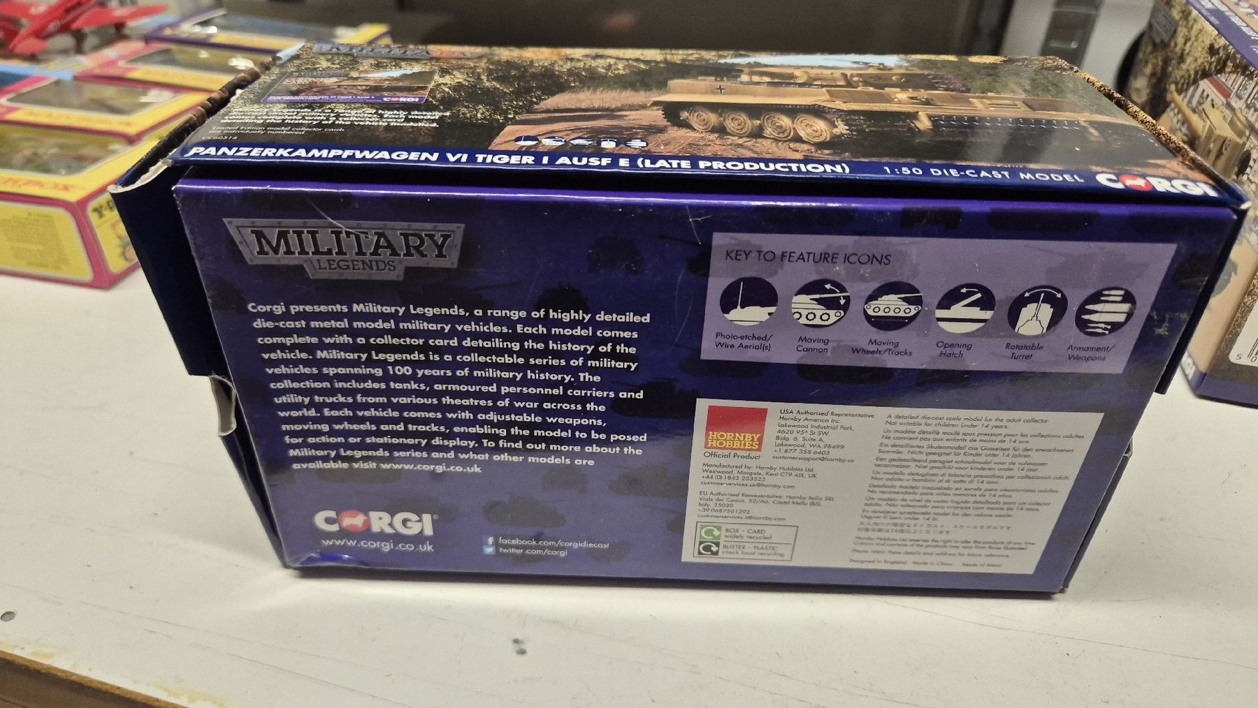 Corgi Toys Kit di modellismo & Modellini statici: Model Panzer Tiger VI – Nuovo e nell'imballaggio originale da Wangen SZ venduto da Dnepr2 5
