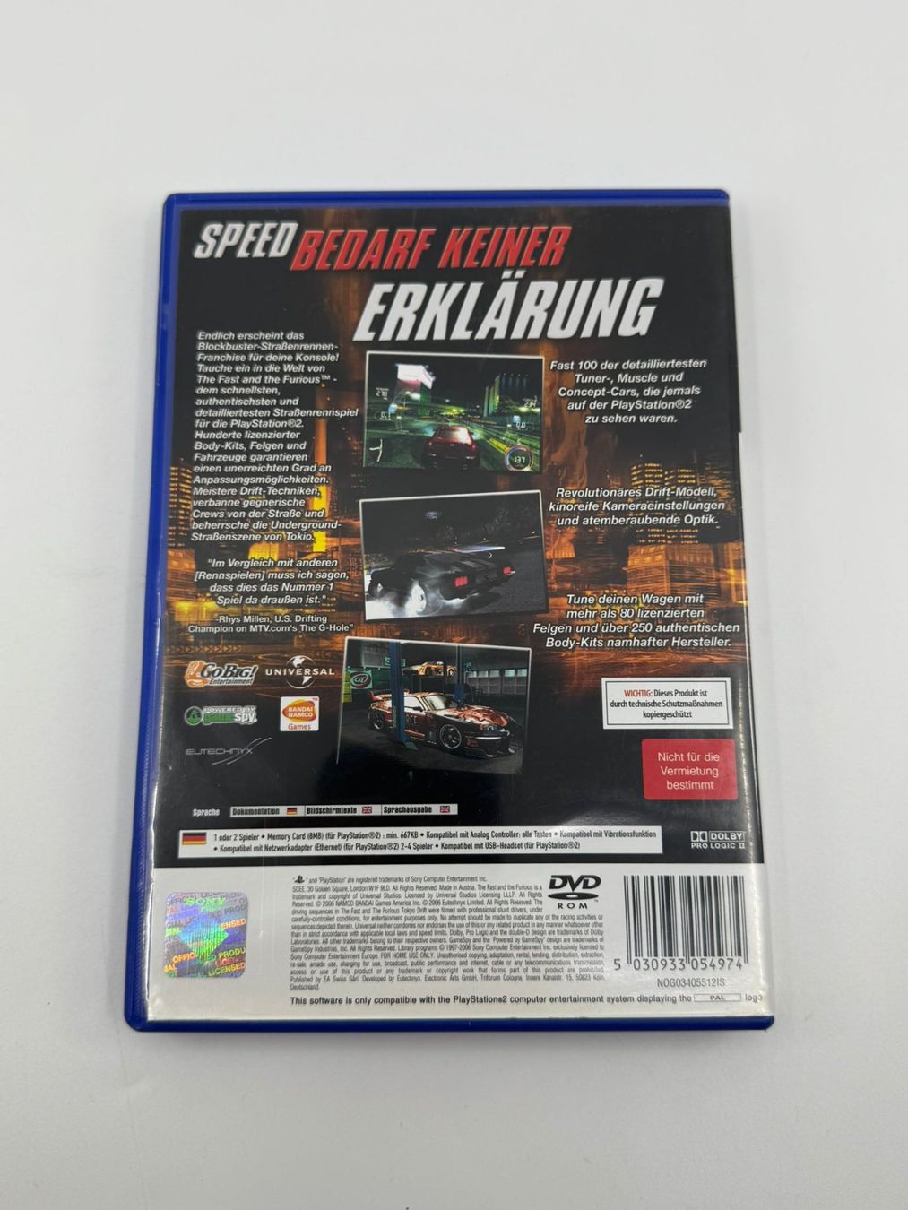 Giochi: The Fast and the Furious (PS2) – Usato da Herisau venduto da Seyashop1 2