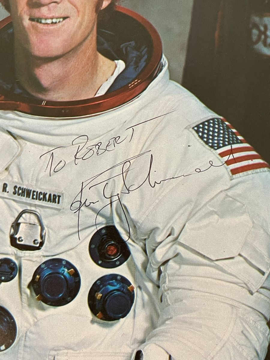 Autografi: Original Autogramm Rusty Schweickart Apollo 9 – Usato da Bern venduto da marketspace 1