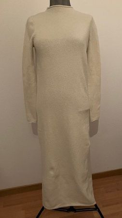 Robe pull Mango beige, taille S - Idéale pour l'hiver!