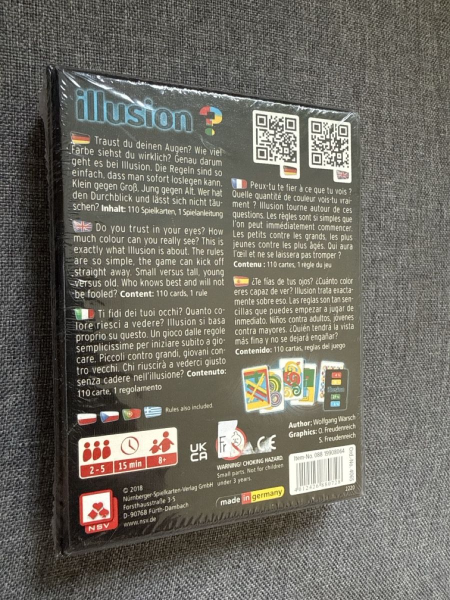 Giochi: Illusion Kartenspiel – Nuovo e nell'imballaggio originale da Basel venduto da ser_5v8v 1
