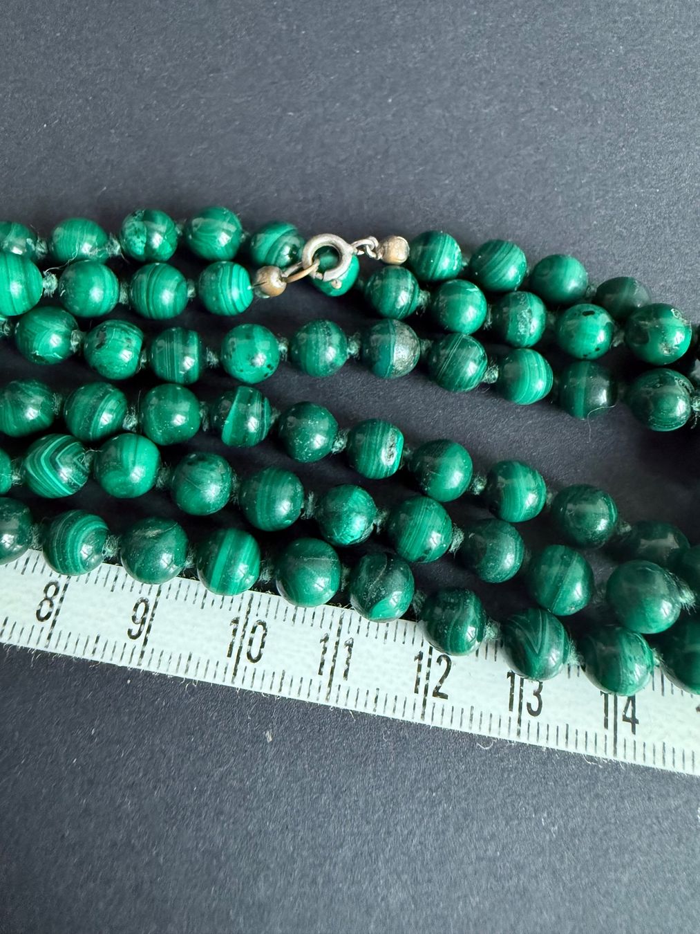 Catenine: Vintage Malachit Kette – Usato da Spiegel b. Bern venduto da Rogger72 3
