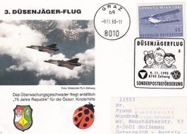 3. Düsenjäger-Flug (75 Jahre Österreich, Kinderhilfe) 1993