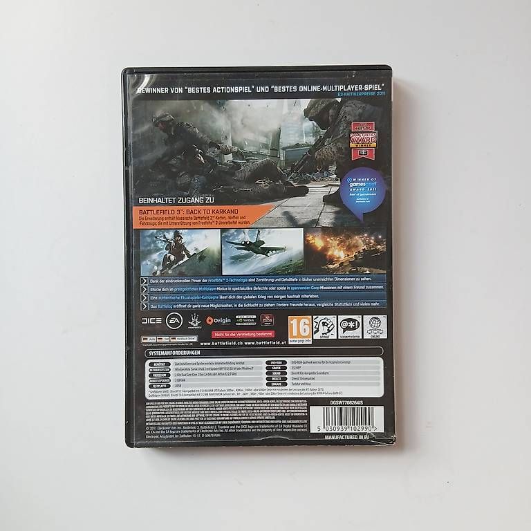 Giochi: Battlefield 3 Limited Edition (PC)  komplett mit Lizenzcode – Usato da Langnau i. E. venduto da Giordano-Aurelio 1