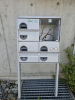 Metall Briefkastenanlage Grau (gebraucht)