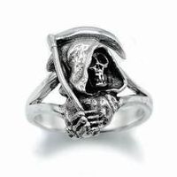 Neu: Sensemann Ring / Gr. 59 / 925 Silber