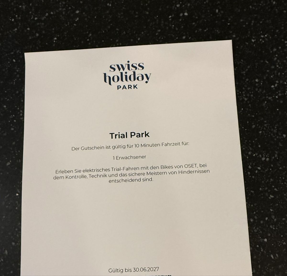 Buoni: Gutschein Swiss Holiday Park – Nuovo (secondo la descrizione) da Claro venduto da KarinS84 1
