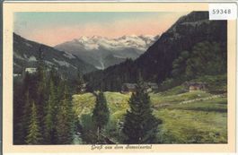 Gruss aus dem Somvixertal - Litho