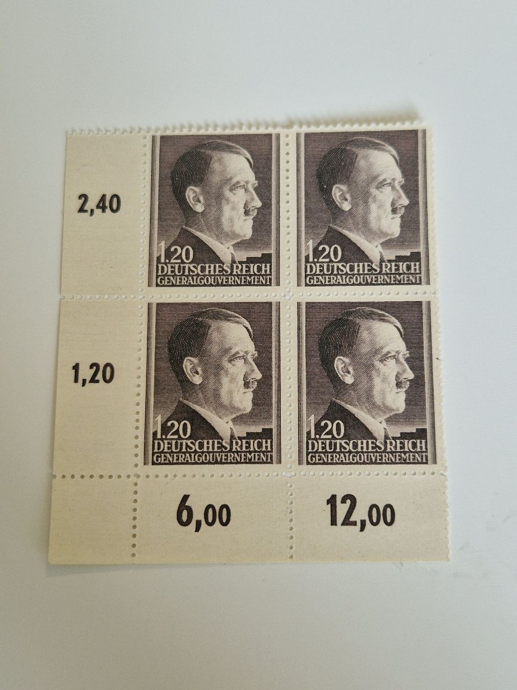 Tutti i francobolli: Deutsches Reich Adolf Hitler Block Briefmarken postfrisch – Nuovo (secondo la descrizione) da St. Gallen venduto da Enrico_SG