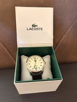 Lacoste Herren Uhr – Lederarmband – 5 ATM – mit Originalbox