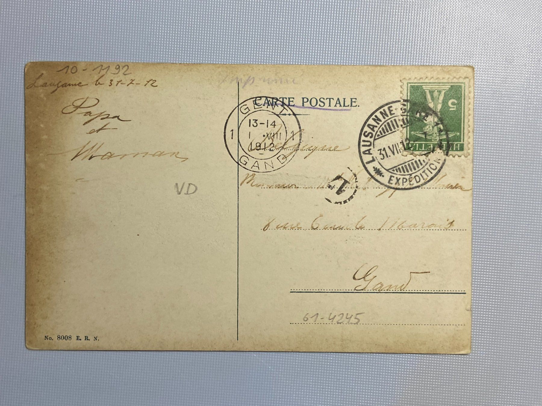 Cartes postales: Lausanne, La Cathédrale – D'occasion à Steg VS par danwer74 1