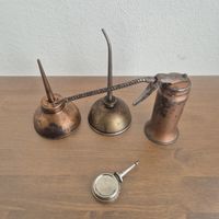 4 Vintage Ölkannen / Öler (inkl. original Ford)